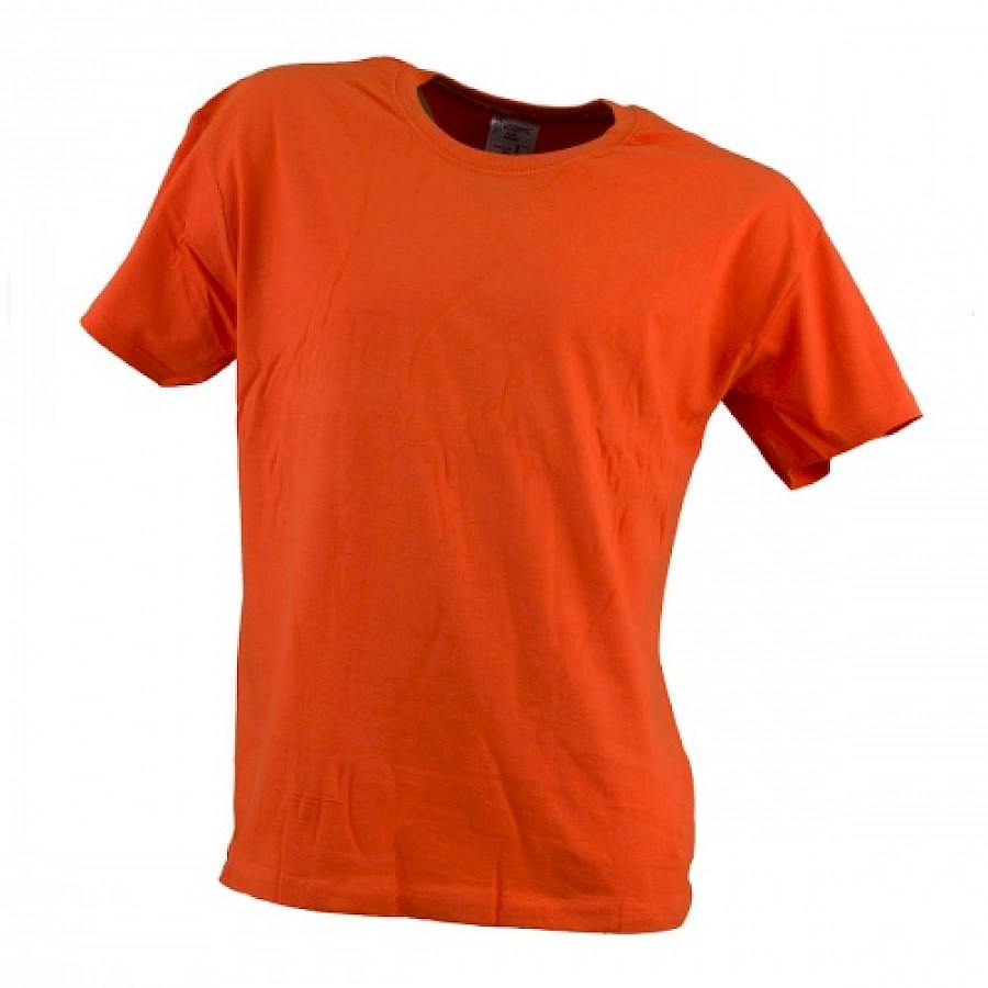 T-Shirt męski pomarańczowy