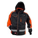 Y-8368 ORANGE KURTKA MĘSKA OCIEPLANA - zdjęcie 1