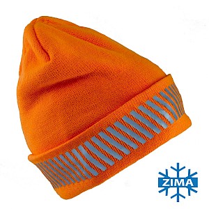 7021 ORANGE CZAPKA OCIEPLANA